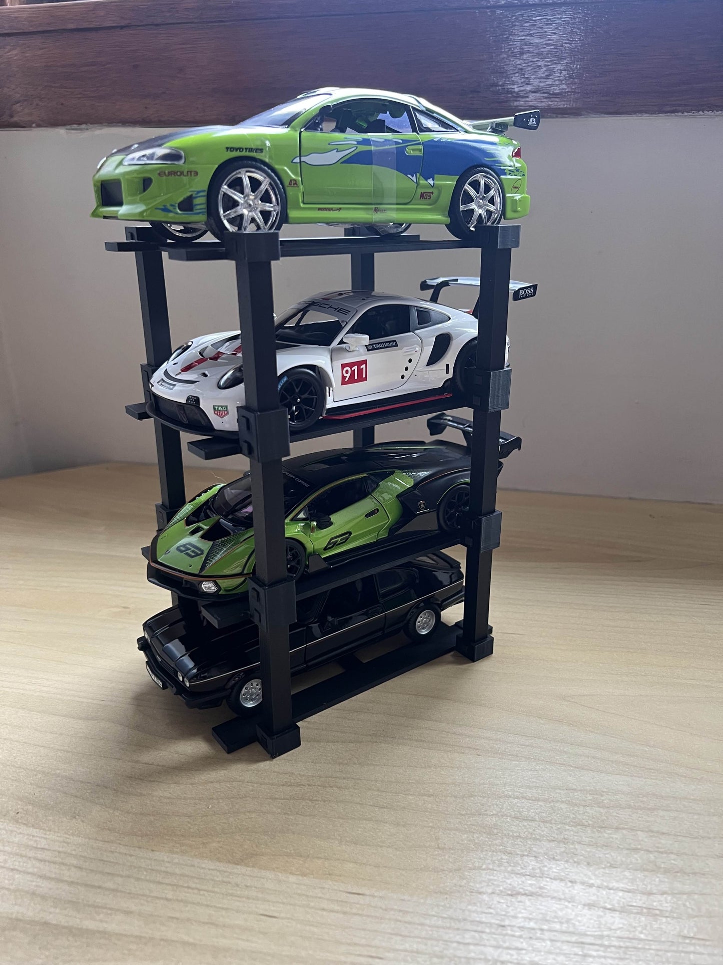 1:24 MODEL CAR STAND / DESK SHELF DISPLAY
