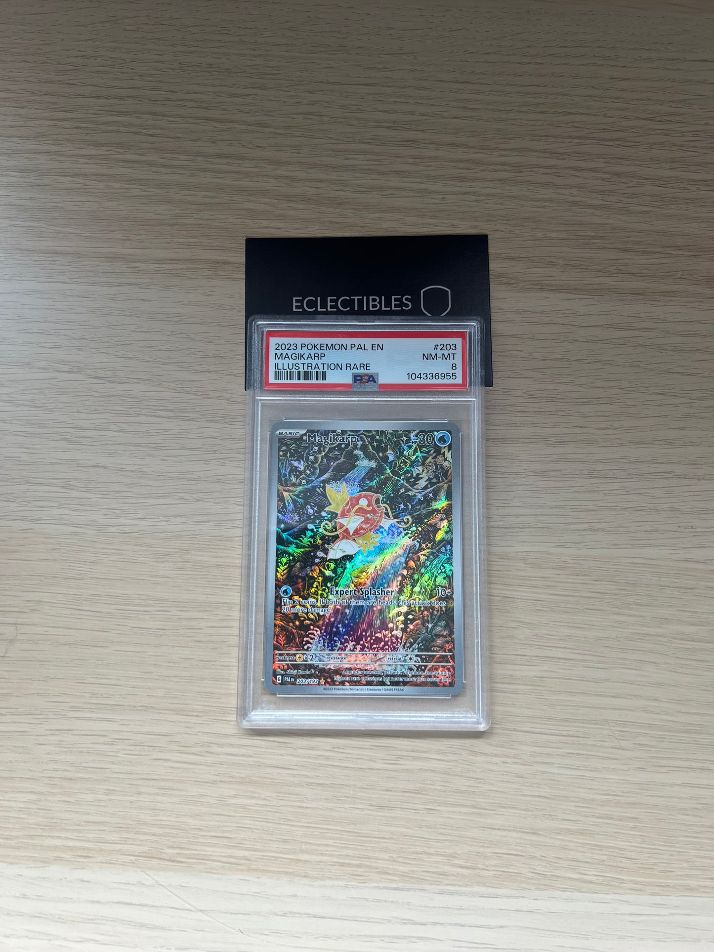Pokemon PSA 8 Paldean Fates Magikarp 203/193