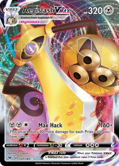 Pokemon Vivid Voltage 127/185 Aegislash VMAX