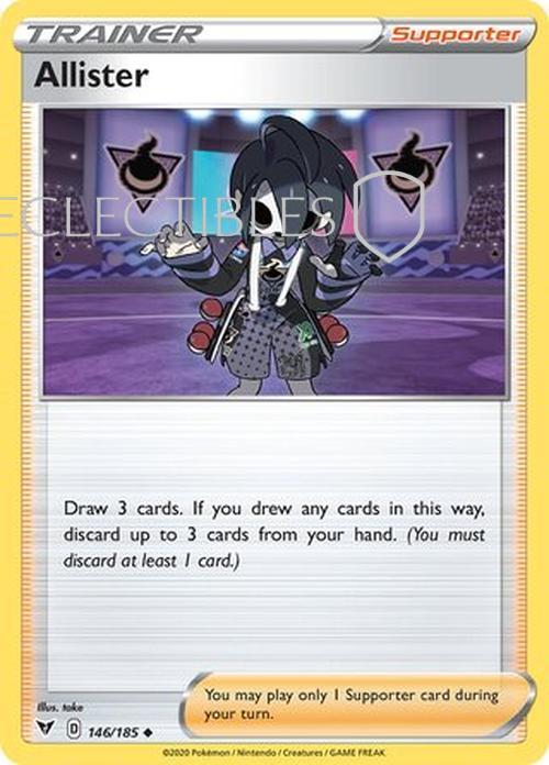 Pokemon Vivid Voltage 146/185 Allister Reverse Holo
