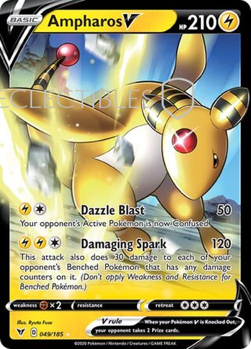 Pokemon Vivid Voltage 049/185 Ampharos V