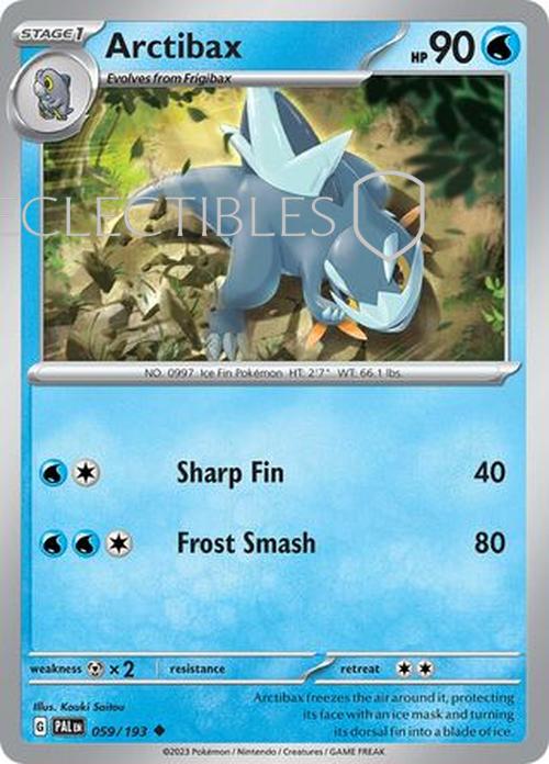 Pokemon Paldea Evolved 059/193 Arctibax Reverse Holo