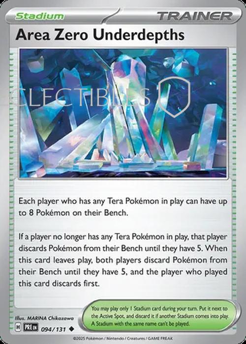 Pokemon Prismatic Evolution 094/131 Area Zero Underdepths Pokeball Reverse
