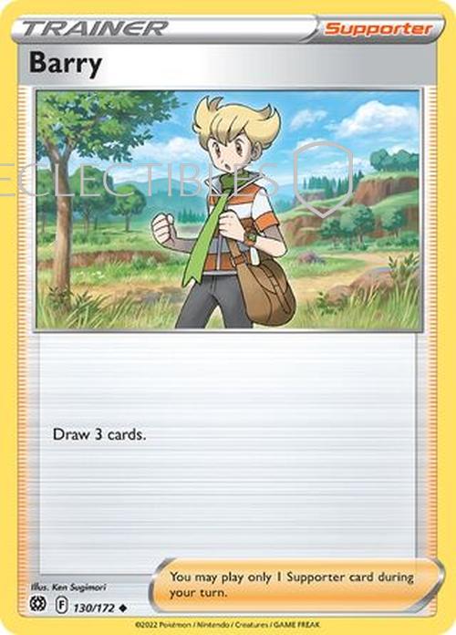 Pokemon Brilliant Stars 130/172 Barry  Reverse Holo