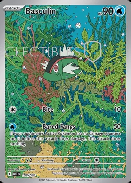 Pokemon White Flare 108/086 Basculin
