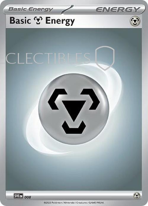 Pokemon Scarlet & Violet Energies 008 Basic Metal Energy Cosmos Holo