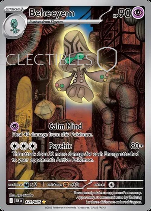 Pokemon Black Bolt 121/086 Beheeyem
