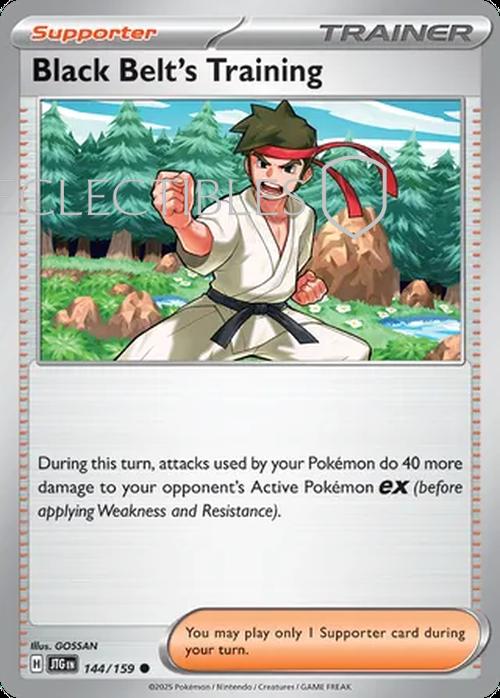 Pokemon Journey Together 144/159 Black Belts Training Reverse Holo