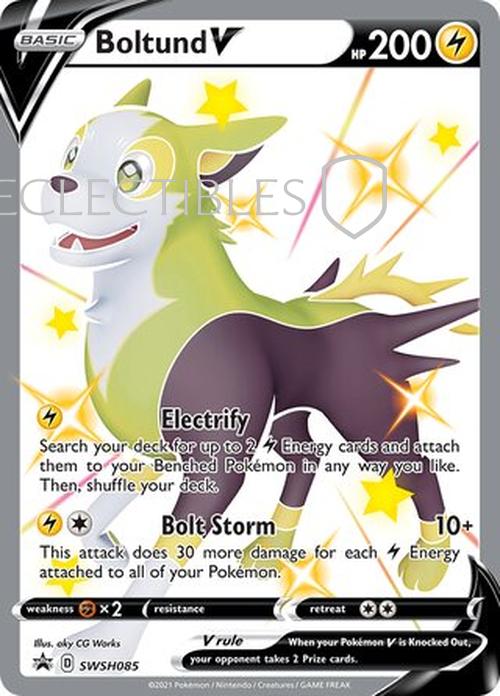 Pokemon SWSH Black Star Promos SWSH 085 Boltund V