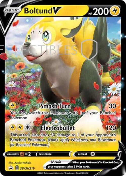 Pokemon SWSH Black Star Promos SWSH 219 Boltund V