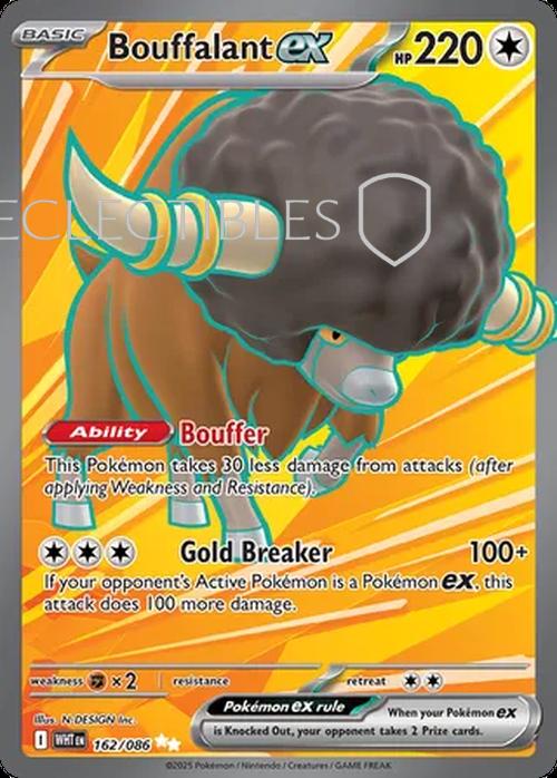 Pokemon White Flare 162/086 Bouffalant ex