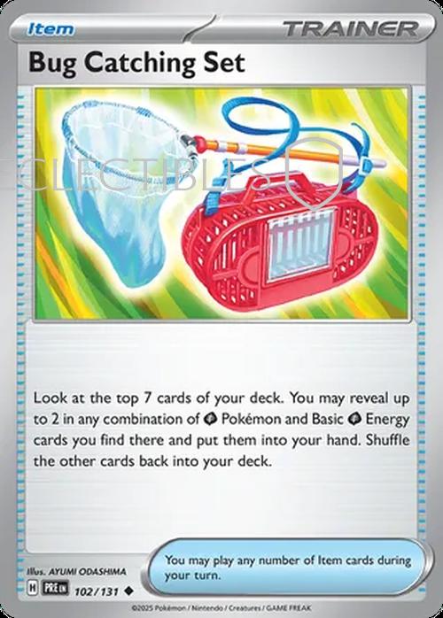 Prismatic Evolutions 102/131 Bug Catching Set Reverse Holo