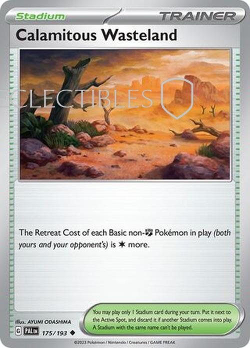 Pokemon Paldea Evolved 175/193 Calamitous Wasteland Reverse Holo