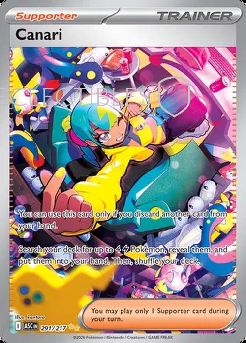 Pokemon Ascended Heroes 291/217 Canari