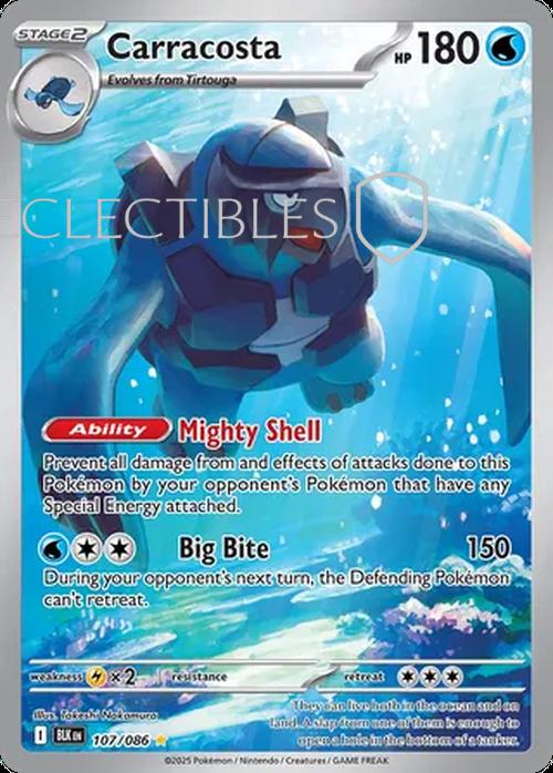 Pokemon Black Bolt 107/086 Carracosta