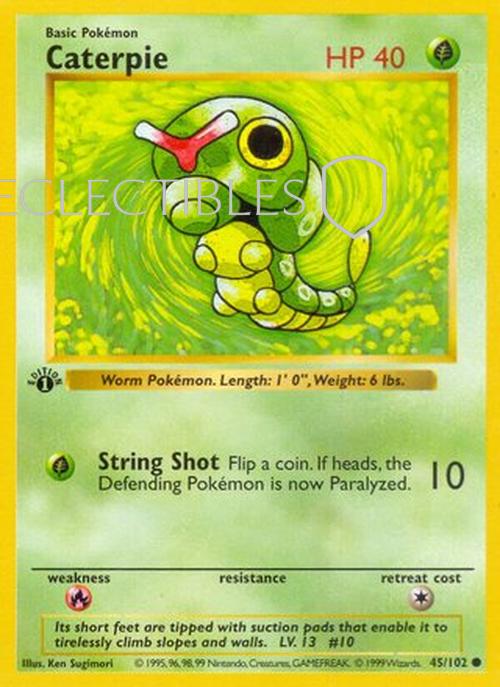 Pokemon Base Set 045/102 Caterpie