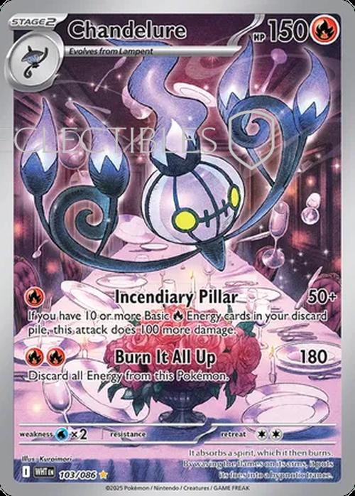 Pokemon White Flare 103/086 Chandelure