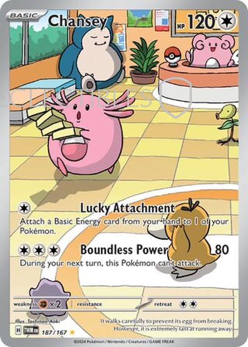 Pokemon Twilight Masquerade 187/167 Chansey