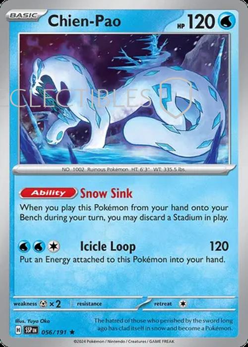 Pokemon Surging Sparks 056/191 Chien Pao Holo