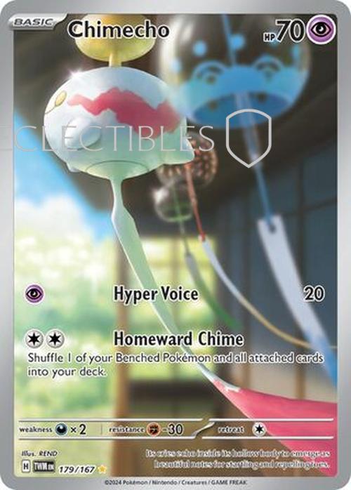 Pokemon Twilight Masquerade 179/167 Chimecho