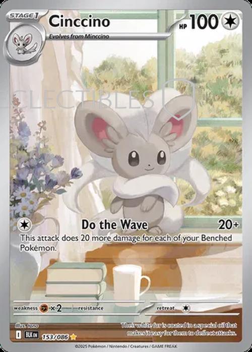 Pokemon Black Bolt 153/086 Cinccino