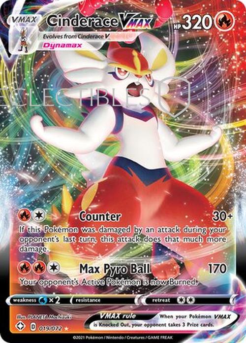 Pokemon Shining Fates 019/072 Cinderace VMAX