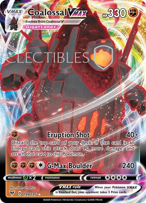 Pokemon Vivid Voltage 099/185 Coalossal VMAX