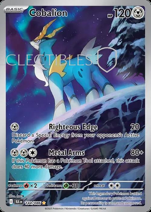 Pokemon Black Bolt 144/086 Cobalion