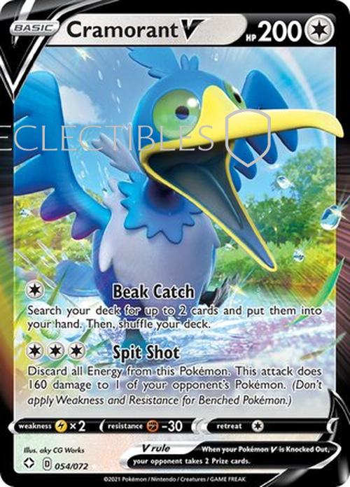 Pokemon Shining Fates 054/072 Cramorant V