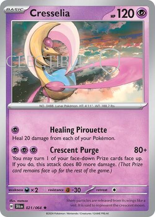 Pokemon Shrouded Fable 021/064 Cresselia  Reverse Holo