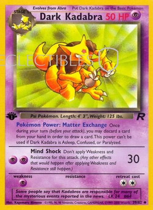 Pokemon Team Rocket 39/82 Dark Kadabra