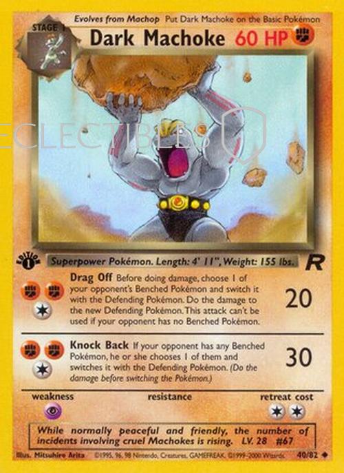 Pokemon Team Rocket 40/82 Dark Machoke
