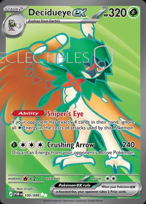 Pokemon Perfect Order 100/88 Decidueye ex