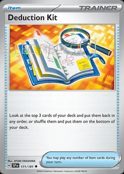Pokemon Surging Sparks 171/191 Deduction Kit Reverse Holo
