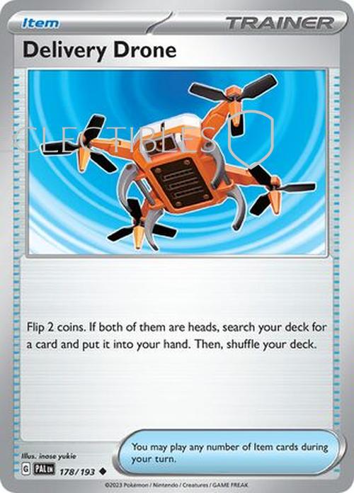 Pokemon Paldea Evolved 178/193 Delivery Drone Reverse Holo