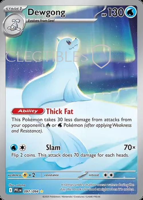 Pokemon Phantasmal Flames 097/094 Dewgong