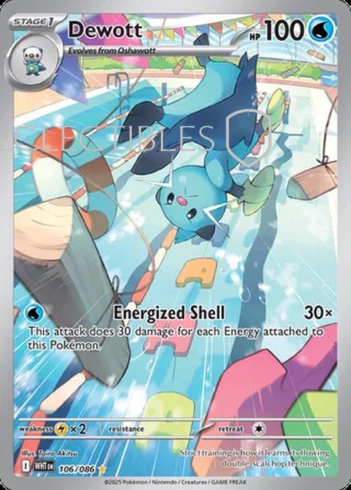 Pokemon White Flare 106/086 Dewott