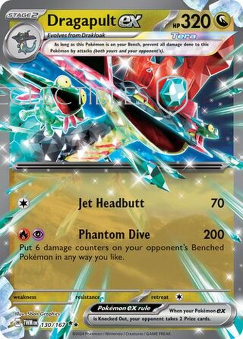Pokemon Twilight Masquerade 130/167 Dragapult ex