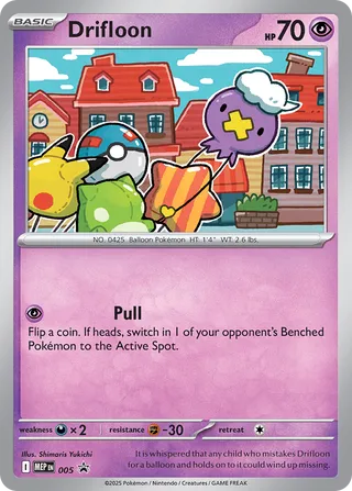 Pokemon Mega Evolutions Promo 005 Drifloon