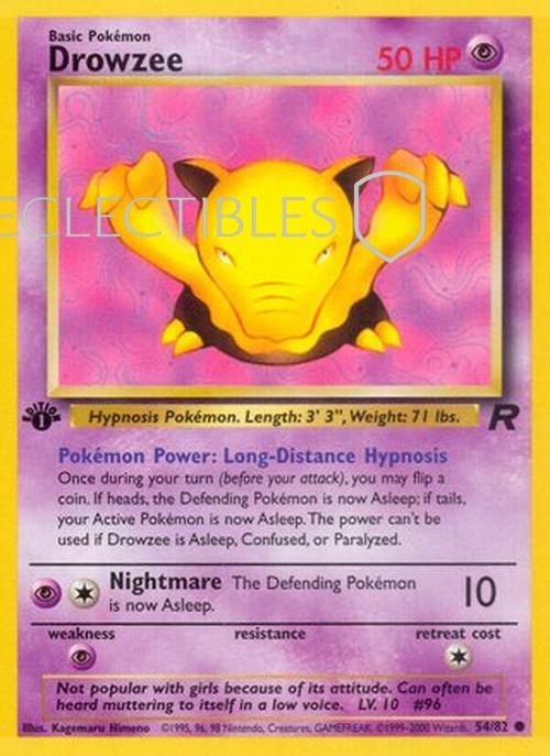 Pokemon Team Rocket 54/82 Drowzee