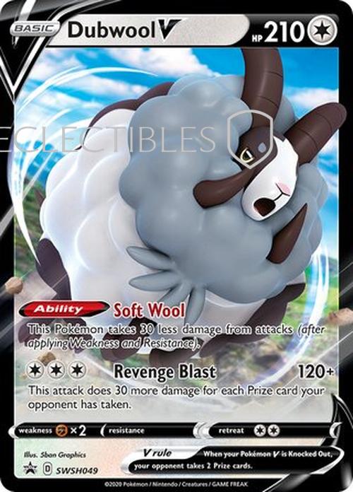 Pokemon SWSH Black Star Promos SWSH 049 Dubwool V