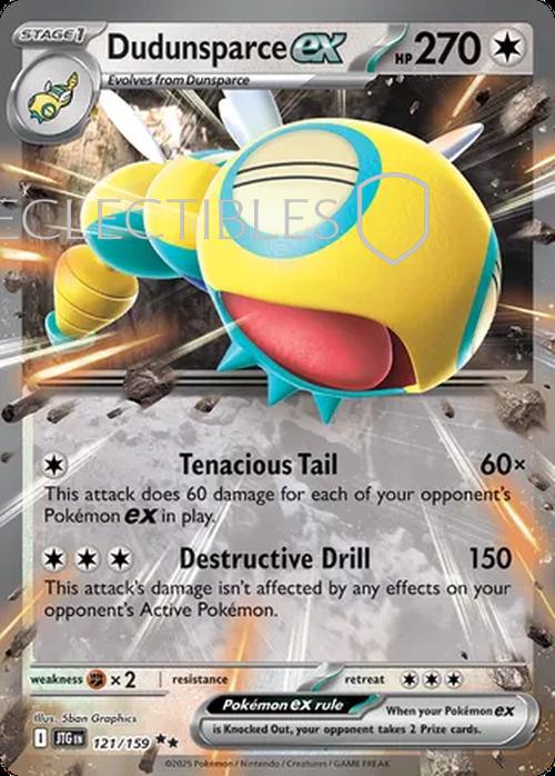Pokemon Journey Together 121/159 Dudunsparce ex