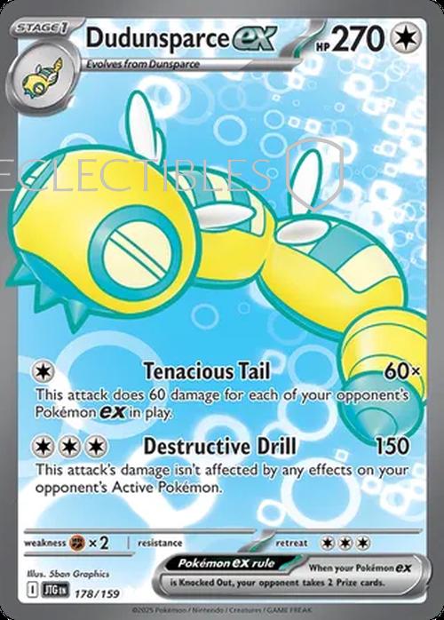 Pokemon Journey Together 178/159 Dudunsparce ex