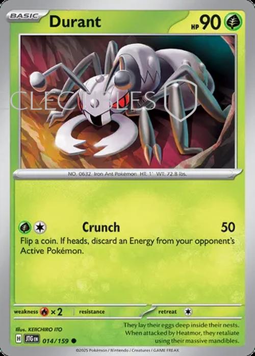 Pokemon Journey Together 014/159 Durant Reverse Holo