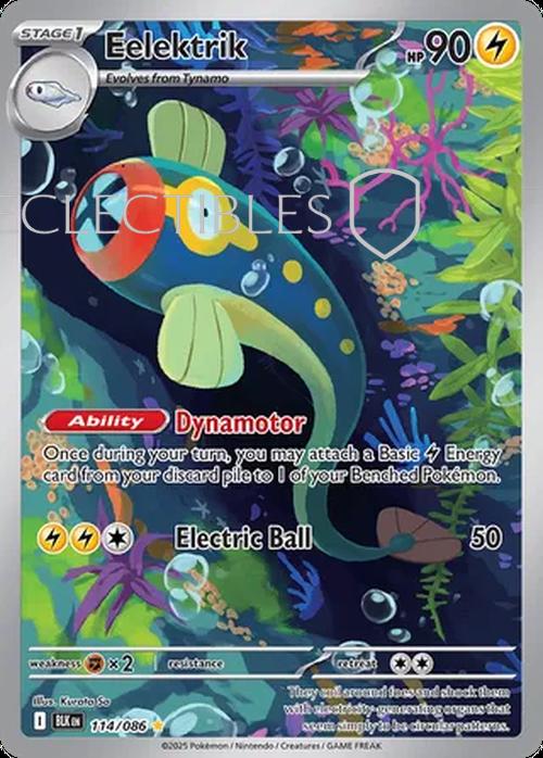 Pokemon Black Bolt 114/086 Eelektrik