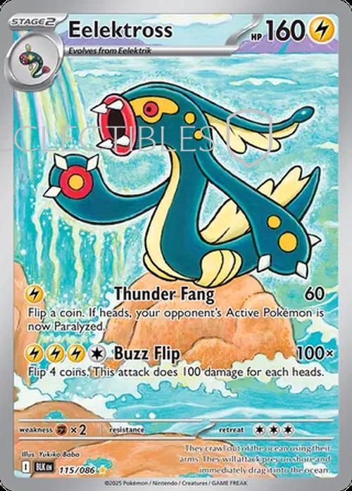 Pokemon Black Bolt 115/086 Eelektross