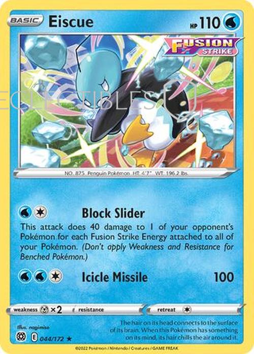 Pokemon Brilliant Stars 044/172 Eiscue  Reverse Holo