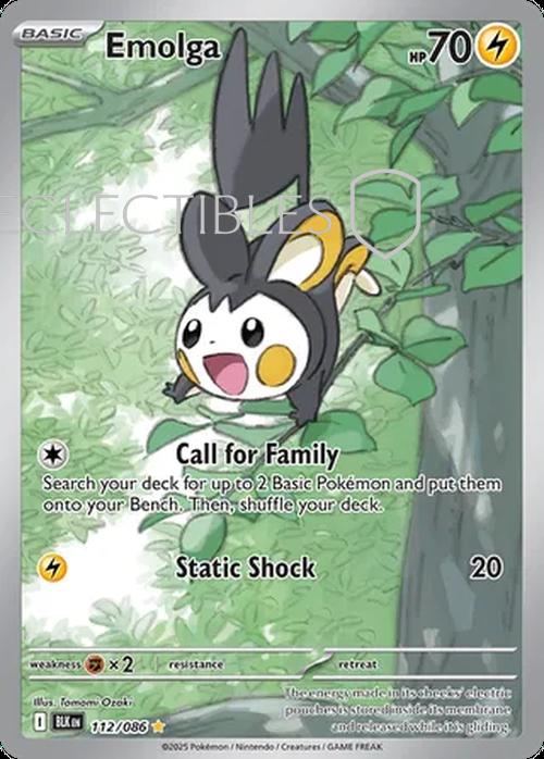 Pokemon Black Bolt 112/086 Emolga