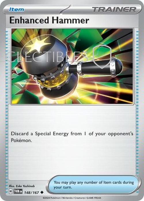 Pokemon Twilight Masquerade 148/167 Enhanced Hammer Reverse Holo