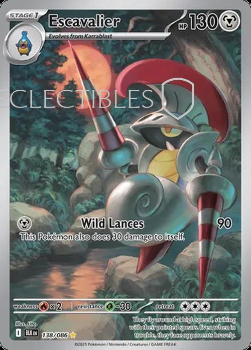 Pokemon Black Bolt 138/086 Escavalier